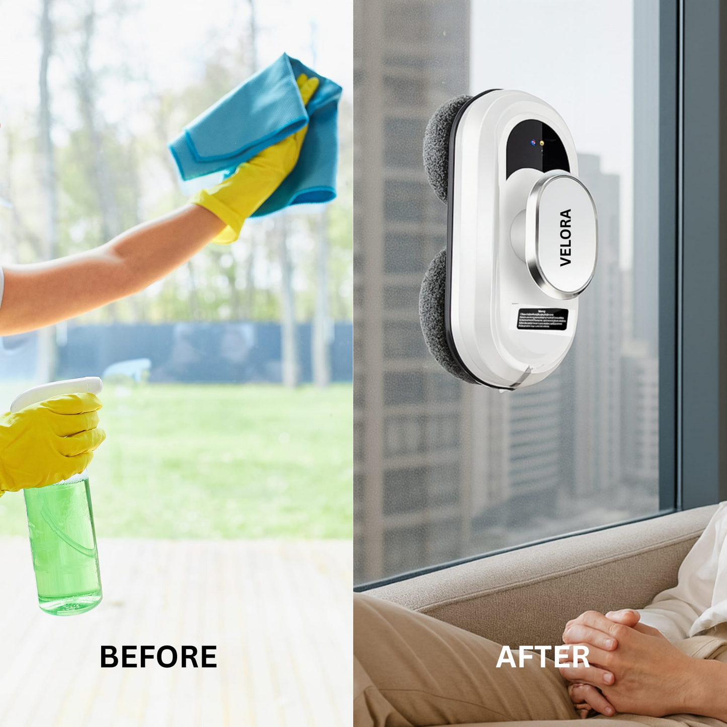 Velora Remote Control Window Cleaning Buddy