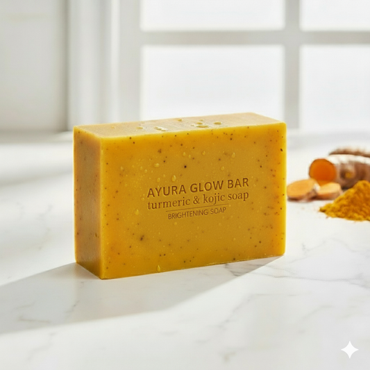 Ayura Glow Bar – Turmeric & Kojic Soap