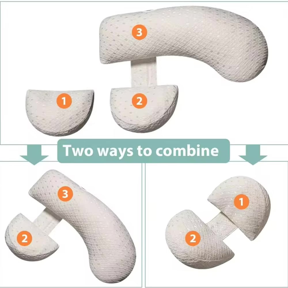 Pregnancy Pillow U-shaped Waist Pillows Maternity Pillow Cotton Sleeping Bedding Body Pillow Cushion Nursing Pillow for Pregnant